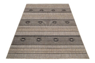 Vloerkleed Melissa Bruin Zwart Ethno Indoor Outdoor