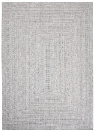 Vloerkleed Melissa Grijs Melange Geometrisch Indoor Outdoor