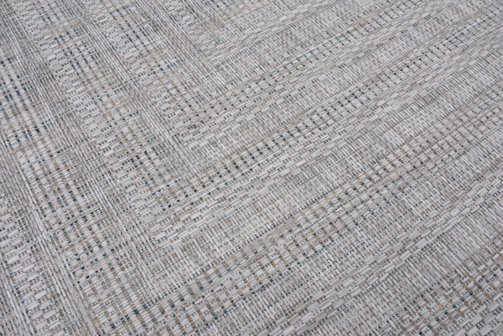 Vloerkleed Melissa Grijs Melange Geometrisch Indoor Outdoor