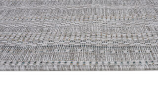 Vloerkleed Melissa Grijs Melange Geometrisch Indoor Outdoor