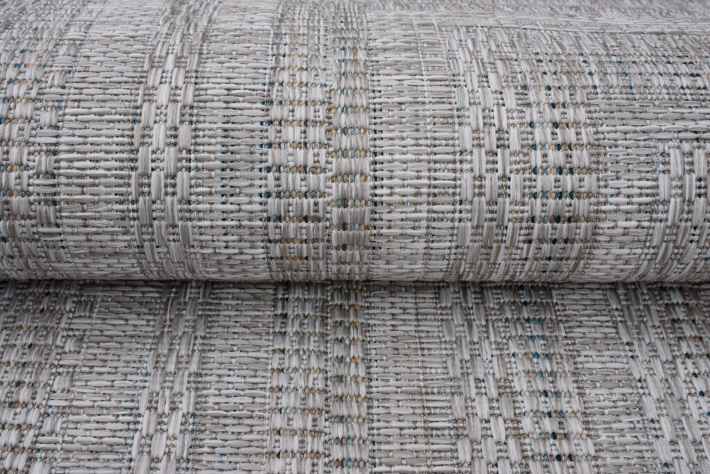 Vloerkleed Melissa Grijs Melange Geometrisch Indoor Outdoor