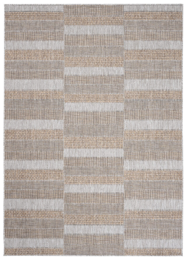 Vloerkleed Melissa Bruin Grijs Rechthoeken Indoor Outdoor