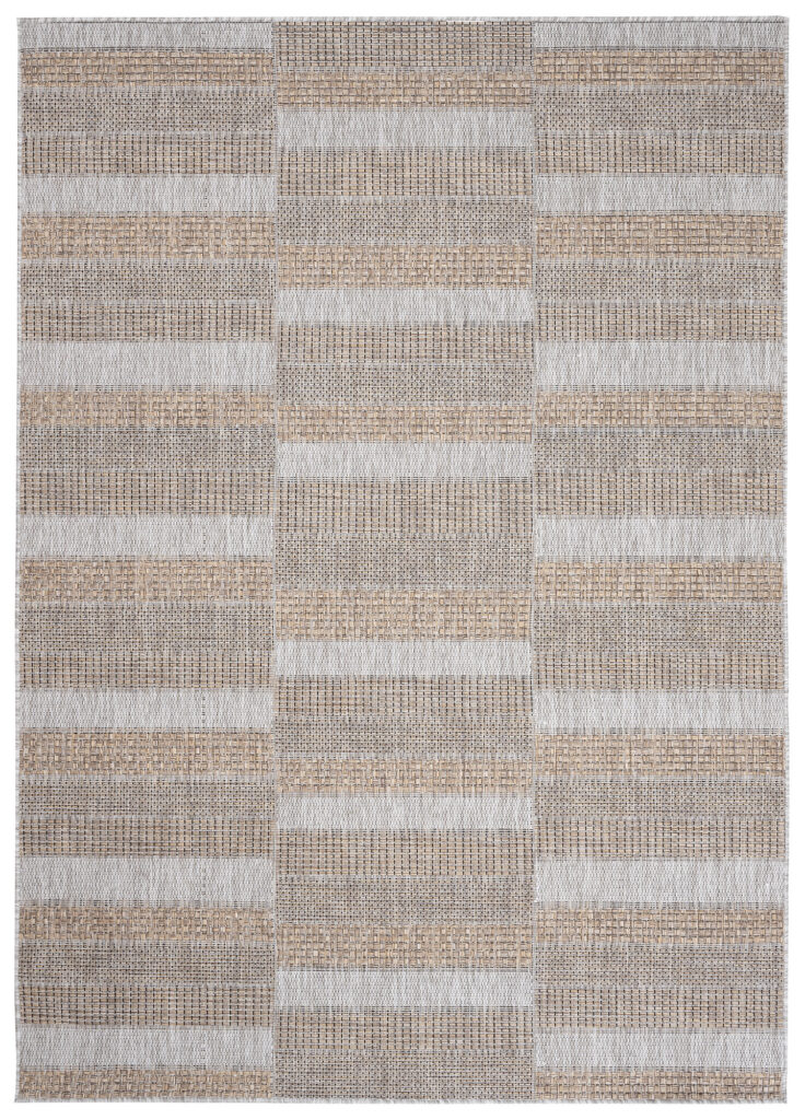 Vloerkleed Melissa Bruin Grijs Rechthoeken Indoor Outdoor