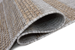 Vloerkleed Melissa Bruin Grijs Rechthoeken Indoor Outdoor
