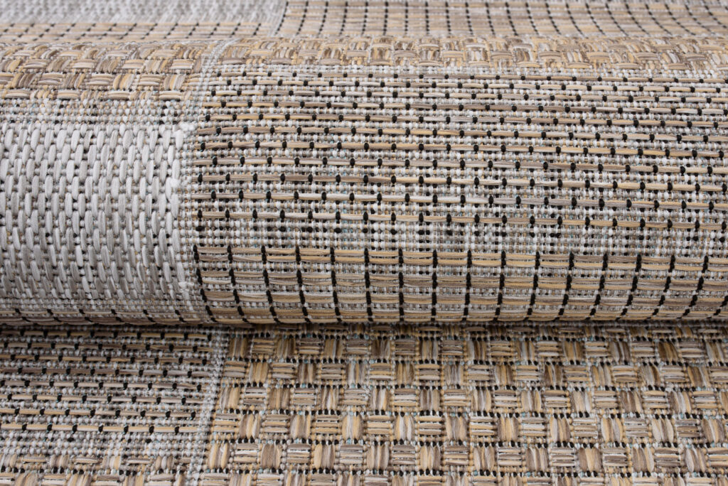Vloerkleed Melissa Bruin Grijs Rechthoeken Indoor Outdoor