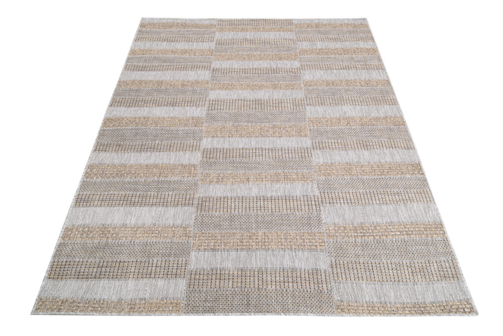 Vloerkleed Melissa Bruin Grijs Rechthoeken Indoor Outdoor