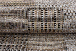 Vloerkleed Melissa Bruin Grijs Vierkanten Indoor Outdoor