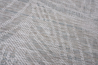 Vloerkleed Melissa Grijs Melange Bladeren Indoor Outdoor