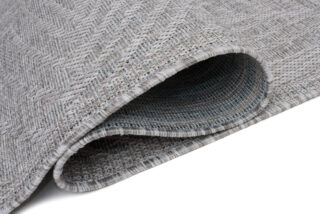 Vloerkleed Melissa Grijs Melange Bladeren Indoor Outdoor