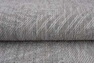 Vloerkleed Melissa Grijs Melange Bladeren Indoor Outdoor