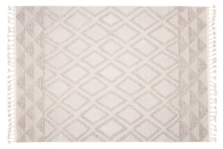 Vloerkleed Timber Indoor Outdoor Beige Ruiten Driehoeken
