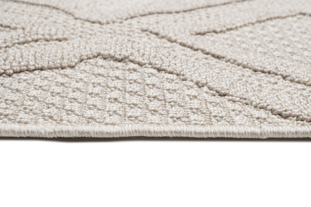 Vloerkleed Timber Indoor Outdoor Beige Ruiten Driehoeken