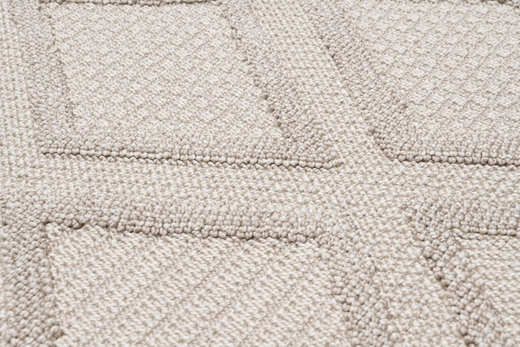 Vloerkleed Timber Indoor Outdoor Beige Ruiten Driehoeken
