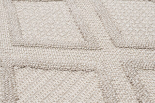 Vloerkleed Timber Indoor Outdoor Beige Ruiten Driehoeken