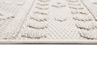 Vloerkleed Timber Indoor Outdoor Beige Ethno Kwastjes