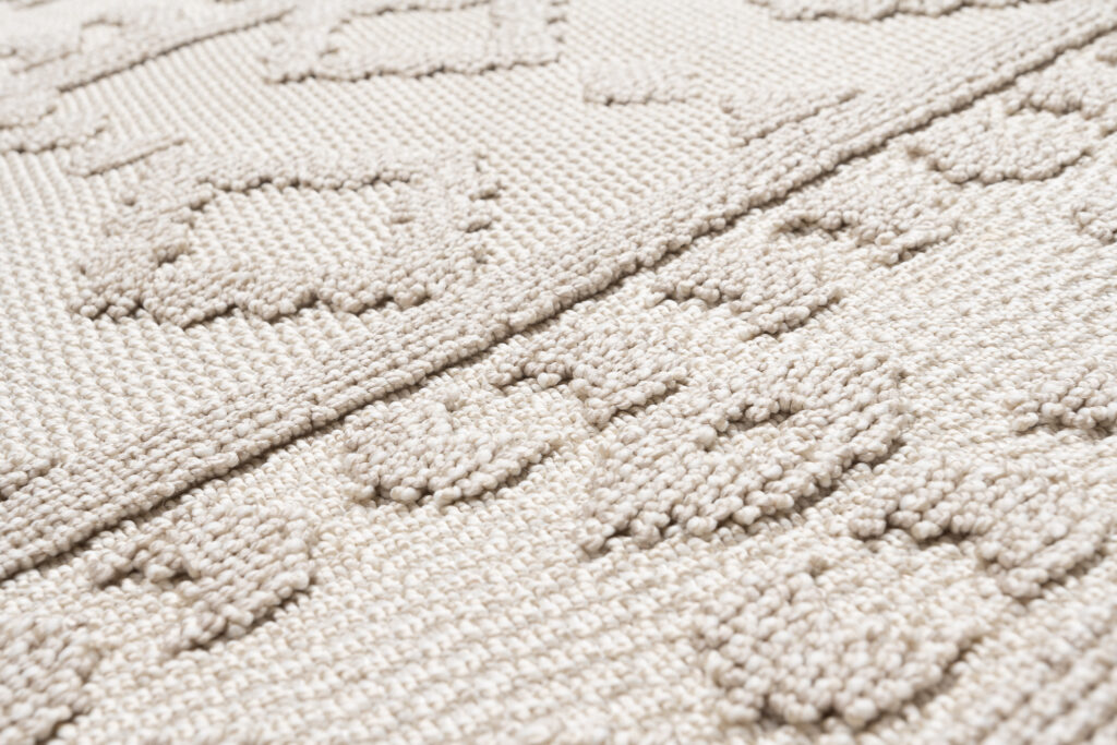 Vloerkleed Timber Indoor Outdoor Beige Ethno Kwastjes