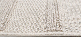 Vloerkleed Timber Indoor Outdoor Beige Gestreept Kwastjes