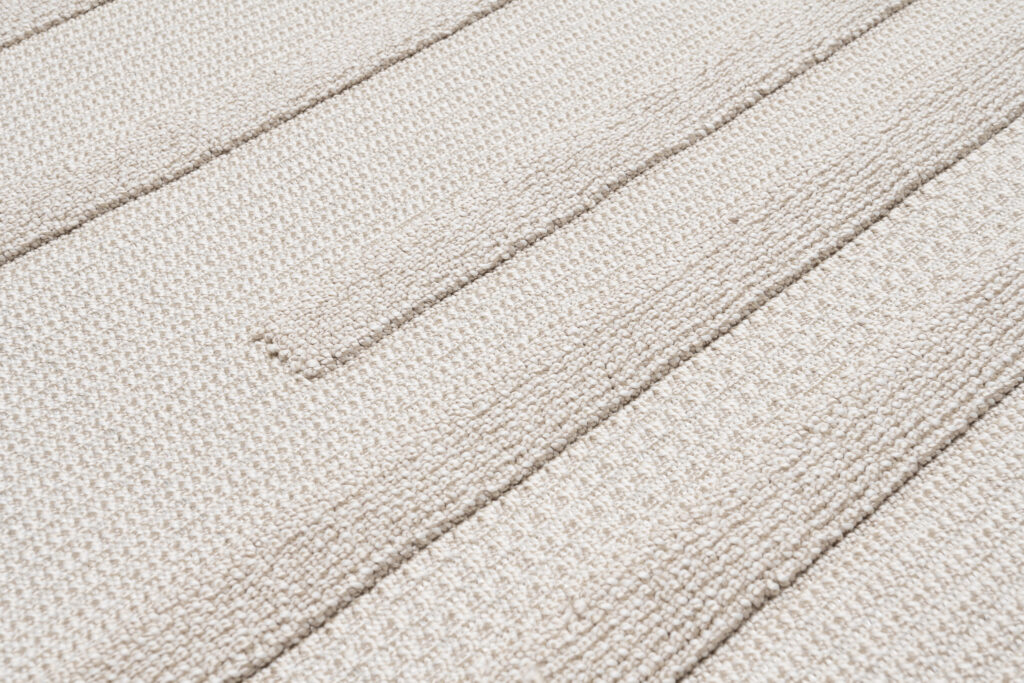 Vloerkleed Timber Indoor Outdoor Beige Gestreept Kwastjes