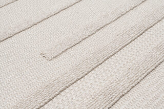 Vloerkleed Timber Indoor Outdoor Beige Gestreept Kwastjes