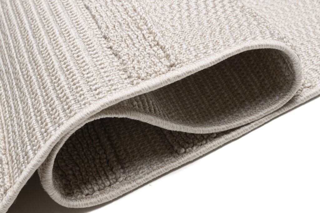 Vloerkleed Timber Indoor Outdoor Beige Gestreept Kwastjes
