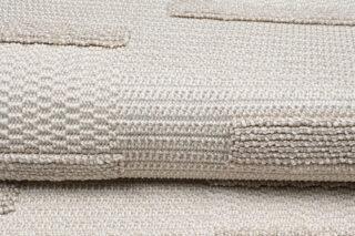 Vloerkleed Timber Indoor Outdoor Beige Gestreept Kwastjes