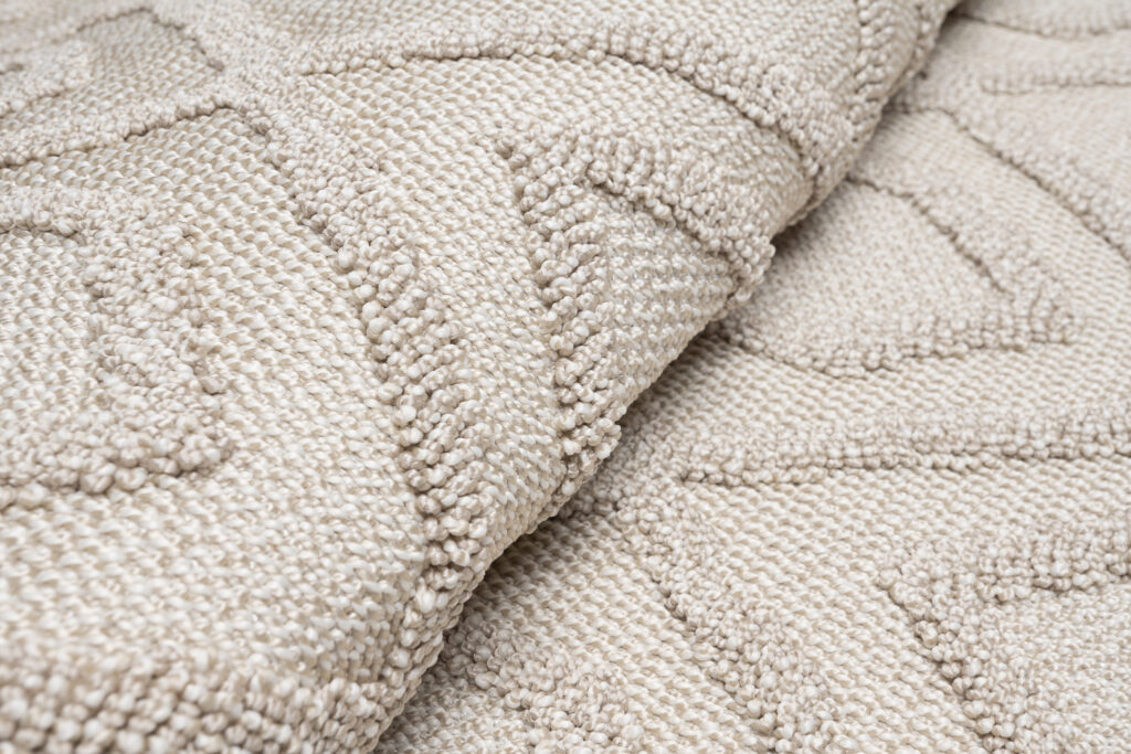 Vloerkleed Timber Indoor Outdoor Beige Geometrisch Kwastjes