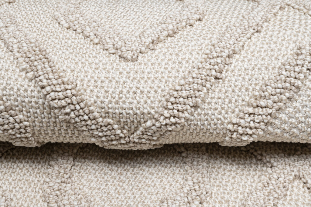 Vloerkleed Timber Indoor Outdoor Beige Geometrisch Kwastjes