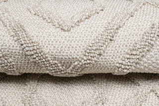 Vloerkleed Timber Indoor Outdoor Beige Geometrisch Kwastjes
