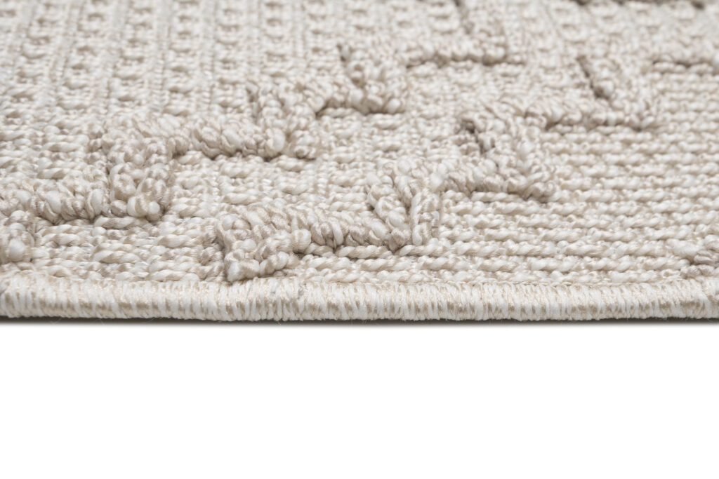 Vloerkleed Timber Indoor Outdoor Beige Marokkaans Kwastjes