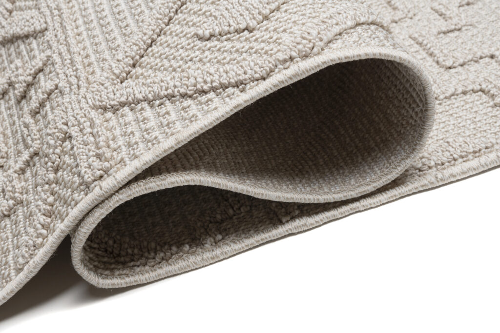 Vloerkleed Timber Indoor Outdoor Beige Marokkaans Kwastjes