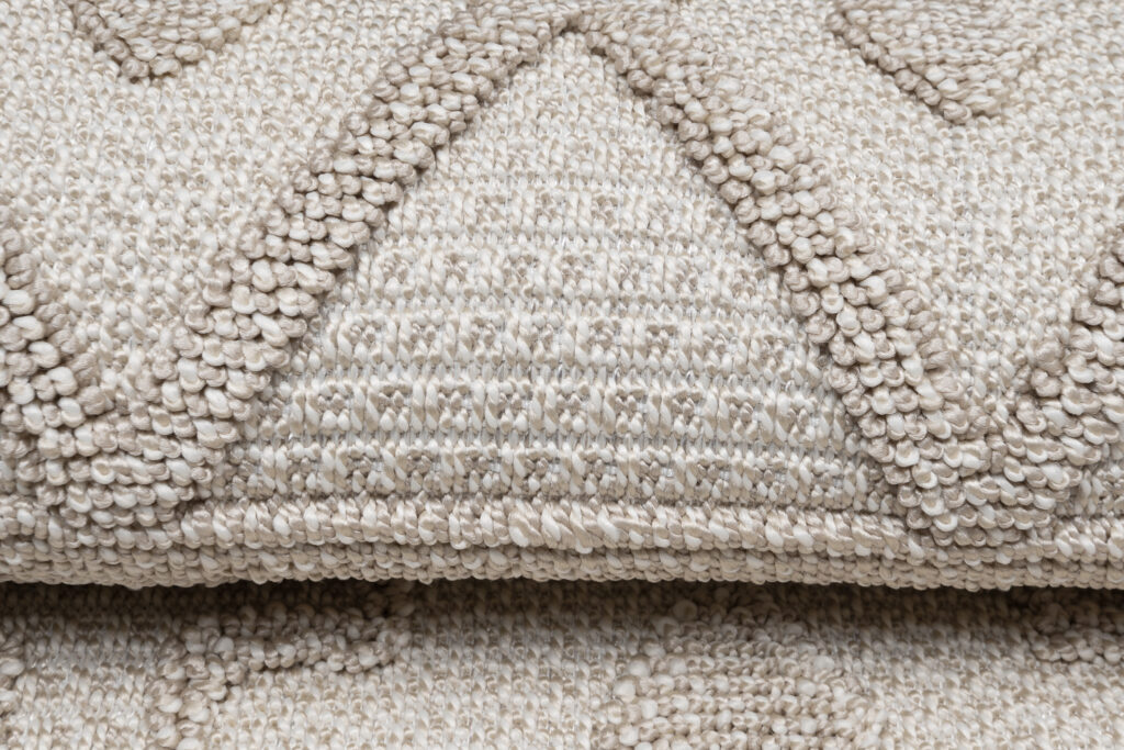 Vloerkleed Timber Indoor Outdoor Beige Marokkaans Kwastjes