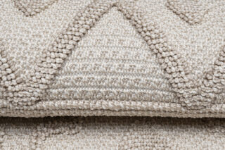 Vloerkleed Timber Indoor Outdoor Beige Marokkaans Kwastjes