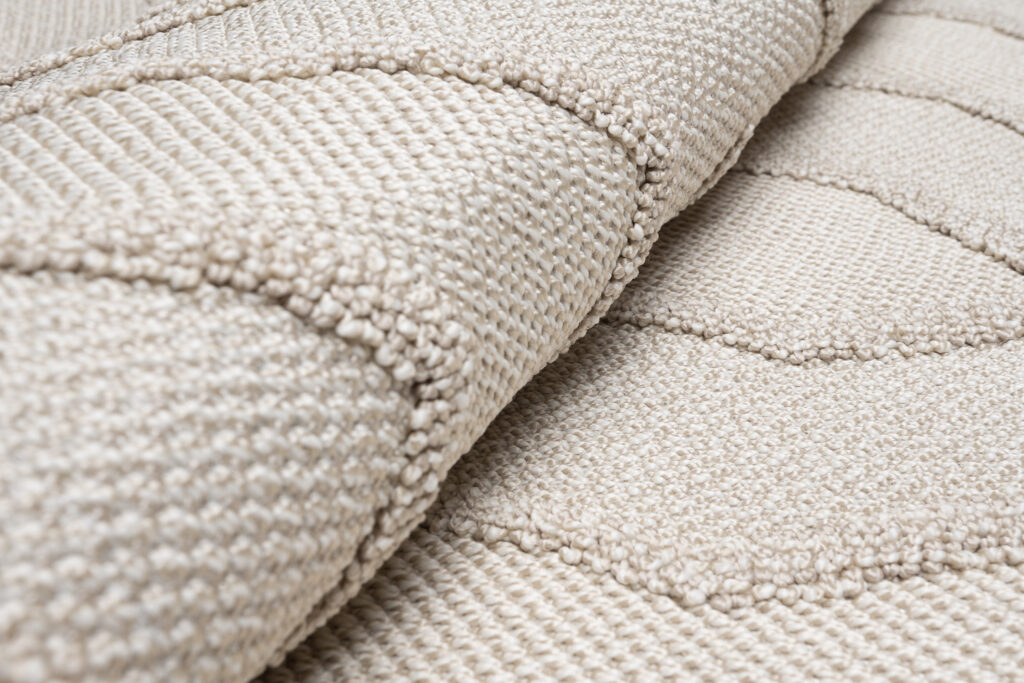 Vloerkleed Timber Indoor Outdoor Beige Zigzag Kwastjes
