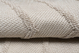 Vloerkleed Timber Indoor Outdoor Beige Zigzag Kwastjes