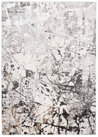 Vloerkleed Golden Grijs Creme Abstract