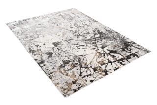 Vloerkleed Golden Grijs Creme Abstract