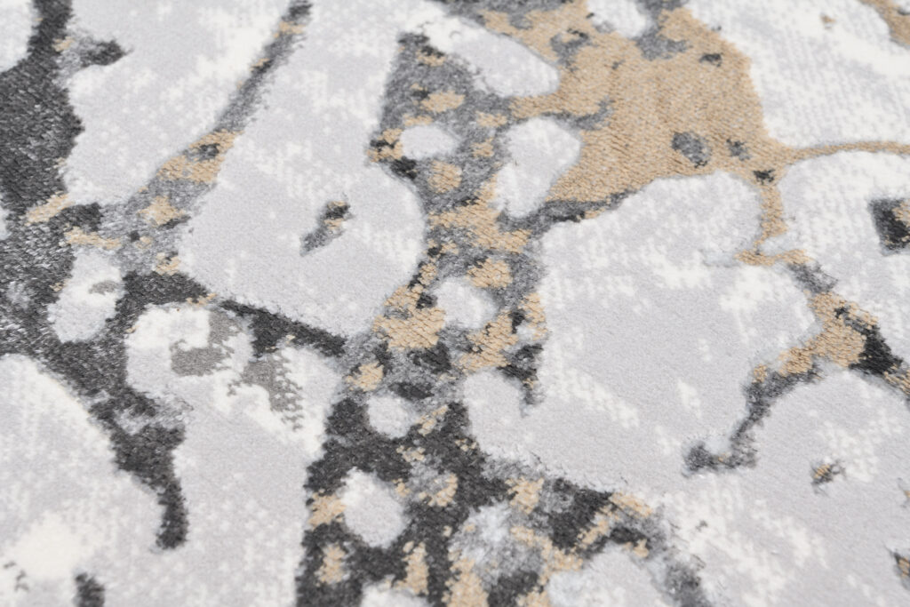Vloerkleed Golden Grijs Creme Abstract