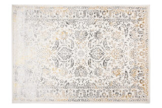 Vloerkleed Golden Creme Goudkleur Grijs Vintage Frame