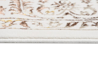 Vloerkleed Golden Creme Goudkleur Vintage Frame