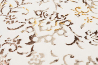 Vloerkleed Golden Creme Goudkleur Vintage Frame