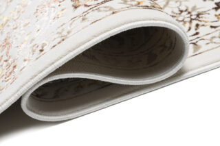 Vloerkleed Golden Creme Goudkleur Vintage Frame