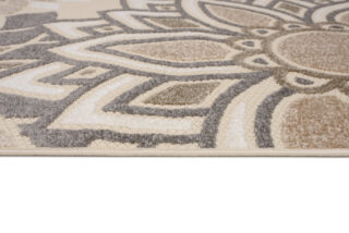 Buitenkleed Patio Creme Grijs Bloemen
