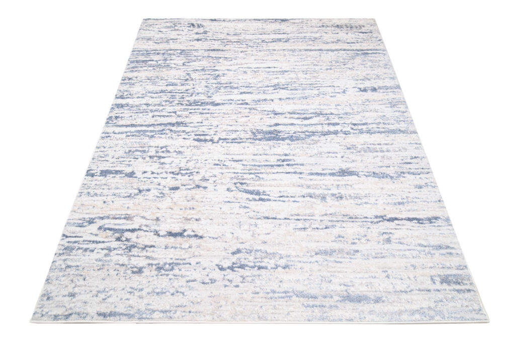 Vloerkleed Sky Blauw Creme Modern Stroken