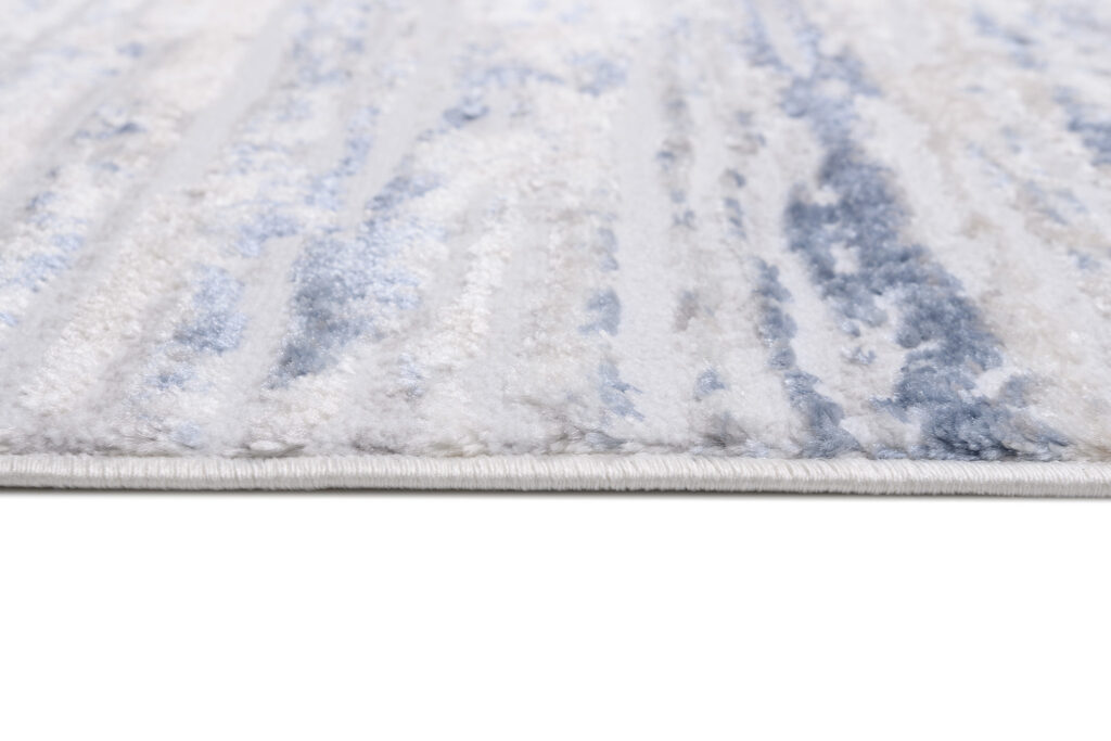 Vloerkleed Sky Blauw Creme Modern Stroken
