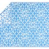 Vloerkleed Ibiza Kunststof Dubbelzijdig Waterdicht Marineblauw Wit Cirkels