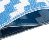Vloerkleed Ibiza Buitenkleed Dubbelzijdig Waterdicht Navy Wit