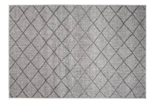 Vloerkleed Capri Grijs Indoor Outdoor Sisal Modern Geruit
