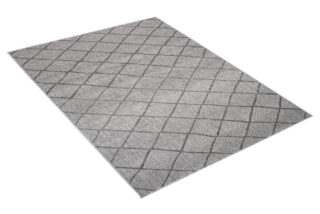 Vloerkleed Capri Grijs Indoor Outdoor Sisal Modern Geruit