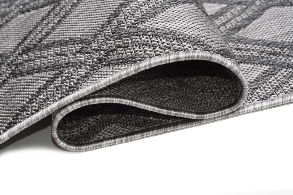 Vloerkleed Capri Grijs Indoor Outdoor Sisal Geruit Modern
