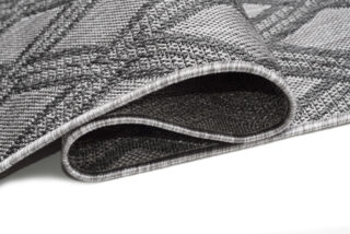 Vloerkleed Capri Grijs Indoor Outdoor Sisal Geruit Modern